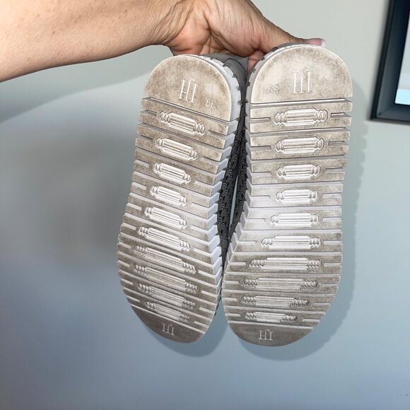 Ilse Jacobsen Womens Flat Size 39 Gray Tulip Slip On Low Top Leather Casual - Picture 9 of 9